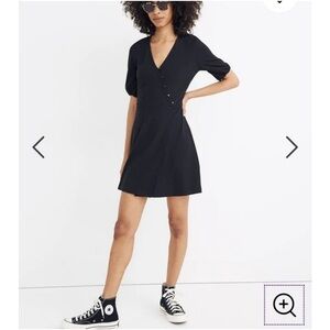 NWT Madewell Cross- Front Button Dress